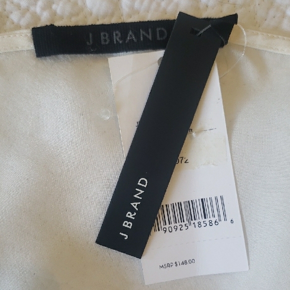 NWT J Brand 100% Silk Cream Camisole Tank Size M - Picture 2 of 12